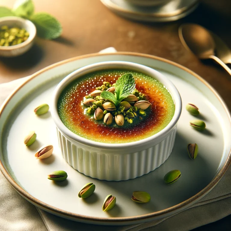 El Delicioso Mundo de la Crème Brûlée de Pistacho