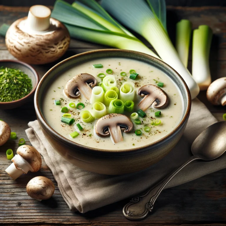 Receta Keto de Crema de Champiñones y Puerros: Un Delicioso Placer Bajo en Carbohidratos
