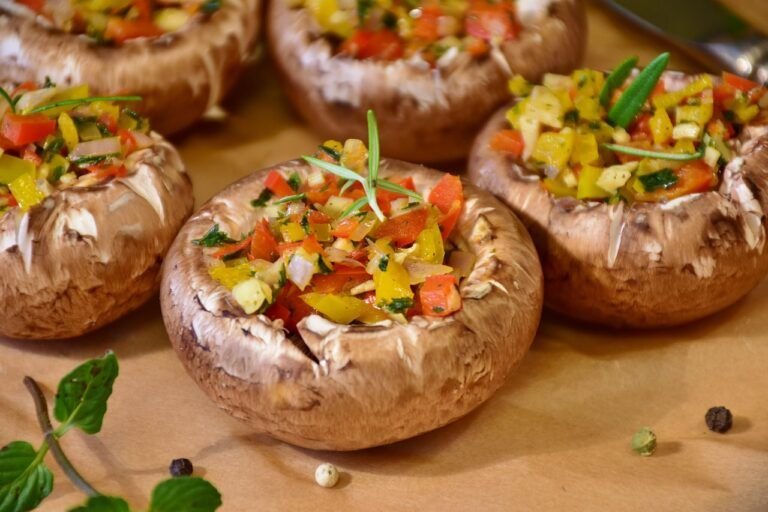 Deléitese con una Deliciosa Experiencia Gastronómica: Portobellos Rellenos